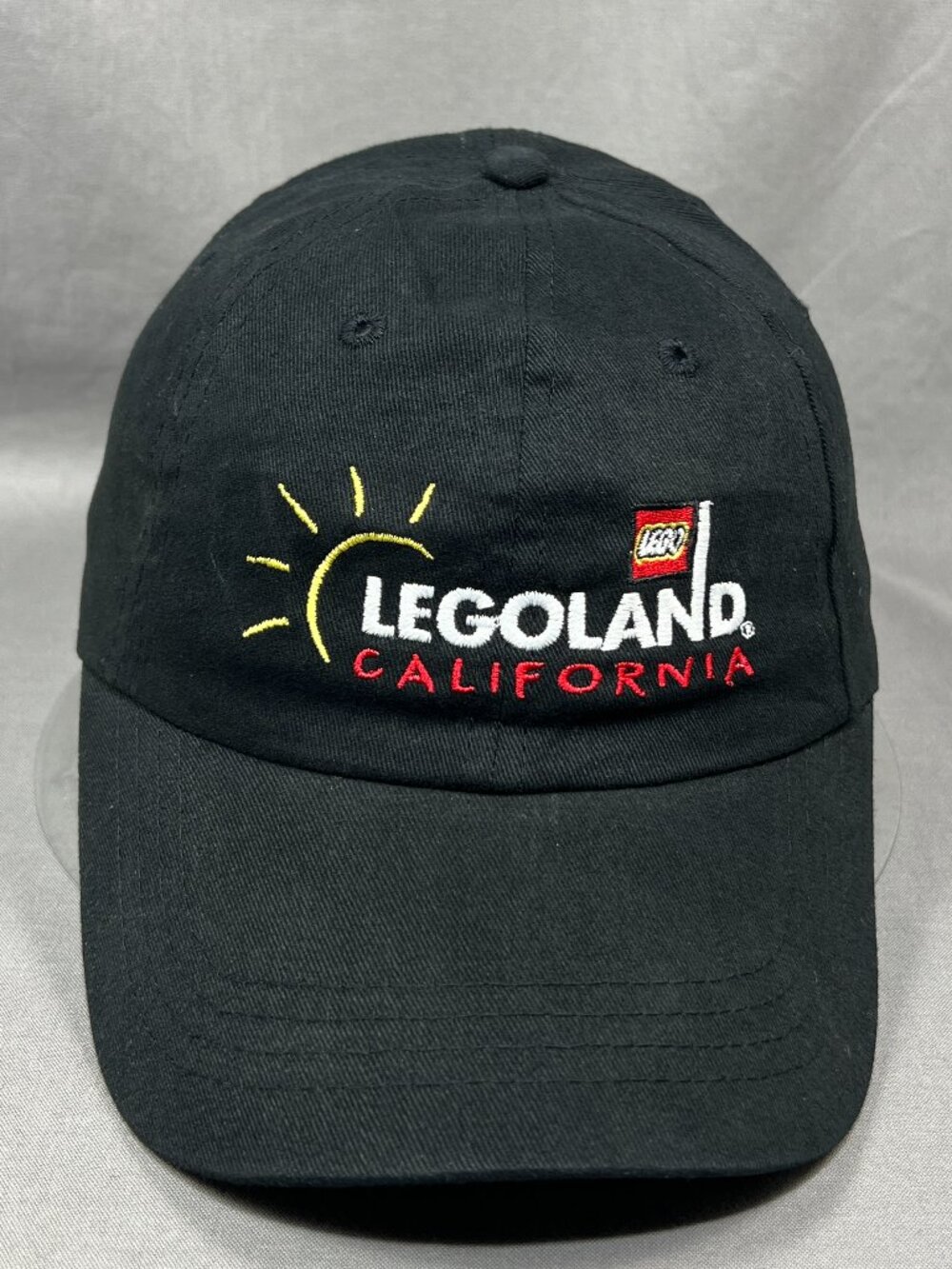 Legoland California Youth Kids Baseball Hat Black Adjustable Strapback Dad Cap